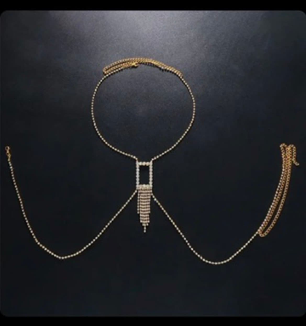 Gold boob accessory